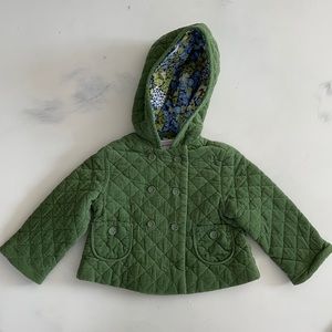 Janie and jack baby girl jacket floral inside